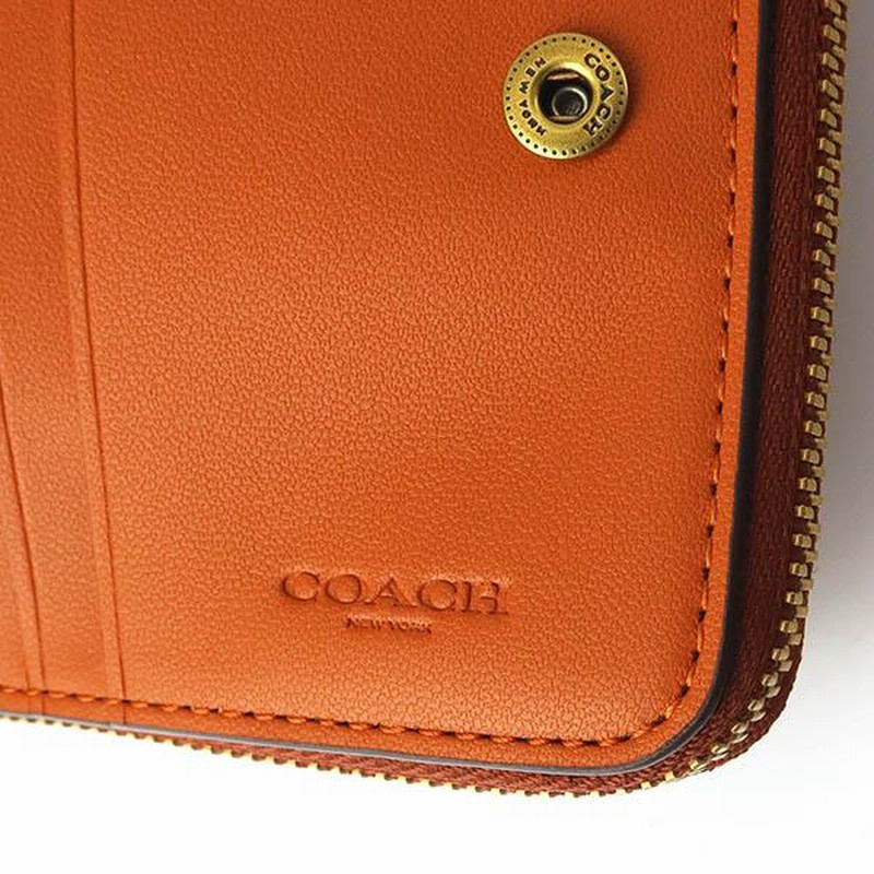 COACH コーチ ビルフォールド ウォレット ゼブラ プリント 2