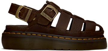 Dr. Martens 棕色 Wrenlie 凉鞋