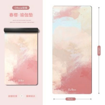 瑜伽墊 女生專用防滑健身墊（厚度4MM） 家用室內隔音減震地墊