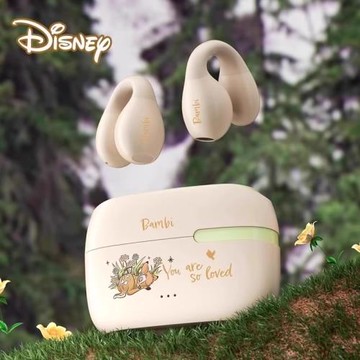 迪士尼聯名骨傳導藍牙耳機無線耳夾式運動適用蘋果oppo2025新款女