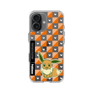 iPhone 17 Clear Case（相機按鈕） 透明 - 寶可夢 Pokemon - 多彩系列-伊布格紋