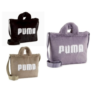 PUMA Core Fur Mini 黑 奶 紫 絨毛 可調背帶 側背包 手提包 托特包 包包 三色任選 090657