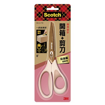 3M Scotch二合一開箱剪刀/SS-U-T8/鈦金屬/8吋