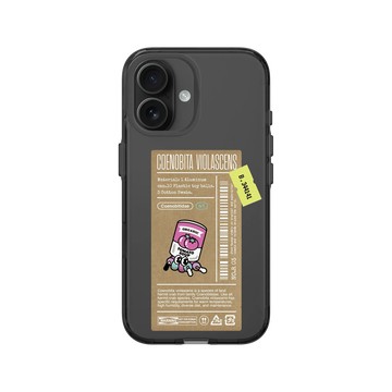 iPhone 16 Clear (相機按鈕) 酷墨灰 - Marine Debris - 蕃茄罐頭寄居蟹