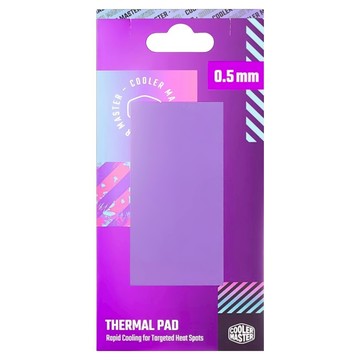 COOLER MASTER 酷碼 矽膠導熱片 Rapid Cooling for Targeted Heat Spots  Thermal Pad  1個  Purple