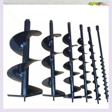 地鉆機鉆頭合金螺旋鉆挖坑機旋挖打洞鉆土打樁電動大功率地鉆鉆頭