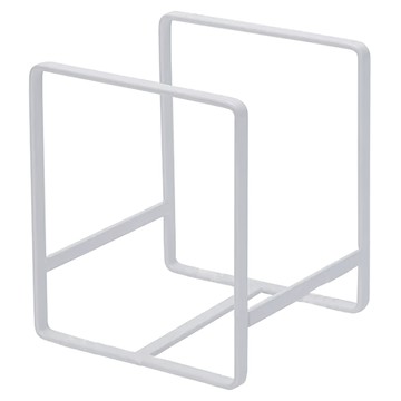 E.dot 單格餐盤瀝水架 金屬材質 日式簡約  白色  1個