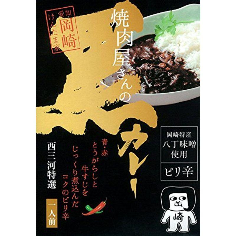 岡崎けんたま家 焼肉屋さんの黒カレー 200g