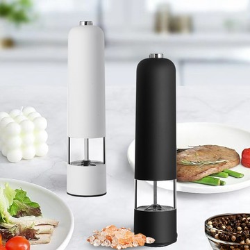 enne分離式電動研磨器/胡椒研磨機/調味罐/二色任選(研磨罐/香料研磨器)(k0187)