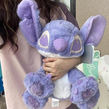 紫色史迪仔毛絨玩具玩偶送女友閨蜜情人節禮物生日大號史迪奇公仔 玩偶/生日/情人/聖誕禮物/毛絨娃娃/抱枕娃娃