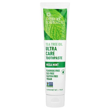 Desert Essence, 茶樹油特護牙膏，清新薄荷味，6.25 盎司（176 克）