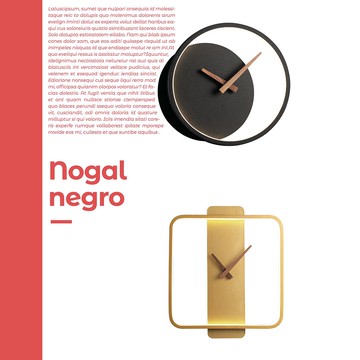 現代風鋼材/鋁材黑桃木指針真時鐘壁燈 18-62731、62732