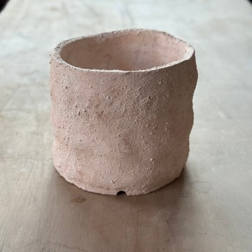 50054-白砂岩無釉花器