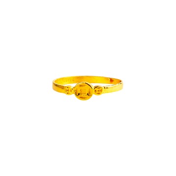 Jove gold JoveGold漾金飾 錢流不息黃金戒指
