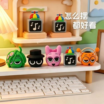 台灣發貨 Sprunki周邊 節奏盒子發聲玩具 西蒙布魯德音樂盒公仔 兒童節日禮物 生日禮物 益智玩具 兒童禮物