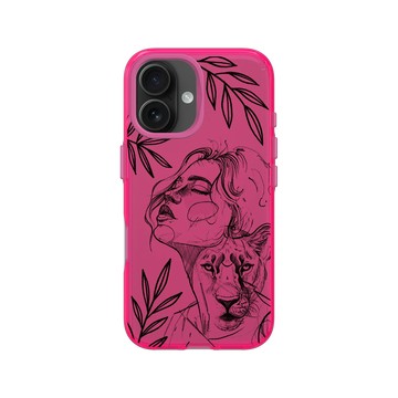 iPhone 16 Clear 粉漾桃 - MYMY REVERZ TATTOO - BANDIA
