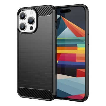iPhone 16 Pro Max 殼 iPhone 16 Pro Max 防摔軟殼套(黑)
