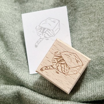 fluffyfruity 貓 紙袋 印章 香港設計 手帳 原創