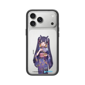 iPhone 17 Pro Max Mod NX -邊框背蓋組合 (相機按鈕) 黑 - 一伊那爾栖 Ninomae Ina'nis. - 咦那我婆?