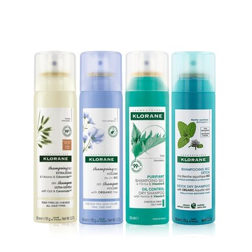 KLORANE 官方直營 蔻蘿蘭乾洗髮150ml 2入任選