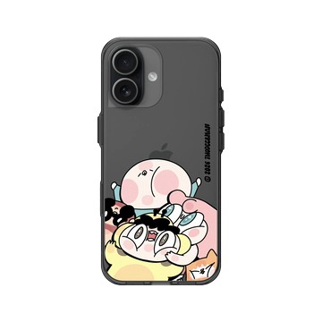 iPhone 17 Clear (相機按鈕) 酷墨灰 - 鹿人 Twodeerman - 鹿人宇宙抱成一團
