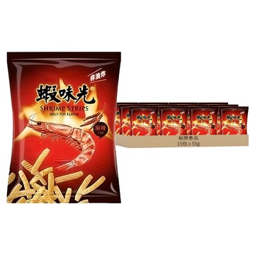 裕榮食品 蝦味先 麻辣口味  55g  15包