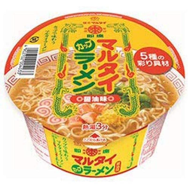 マルタイ カップ マルタイラーメン醤油味 82g×12個