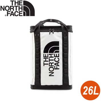 【The North Face 26L EXPLORE FUSEBOX 後背包《黑/白》】3KYF/雙肩背包/電腦包/休閒背包