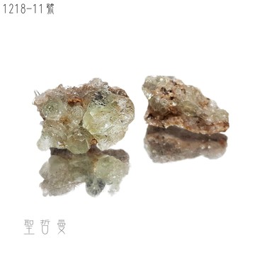 💚黑龍江聚形螢石1218-11號(2入)-地質專業礦洞精選系列 Fluorit 榮耀十字星系列與紫陽花系列(繡球花)