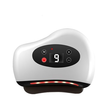 理享家 砭石電動智能刮痧板 9檔震動 G5198-2  1個  白色 + 黑色