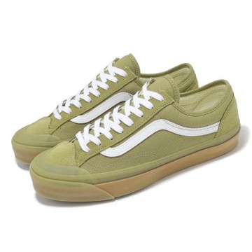 Vans 休閒鞋 Lx Old Skool 136 男鞋 卡其 白 Premium 麂皮 板鞋 VN000SHMFF9