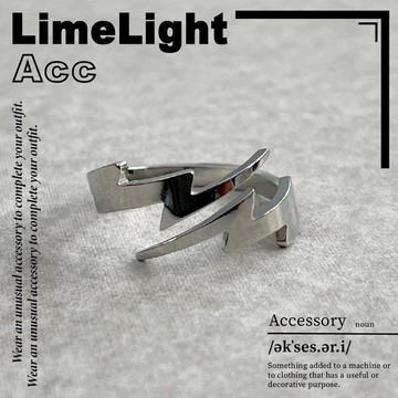 ☆LimeLight☆ 閃電 / 可調整 / 戒指 / 飾品 / 單一尺寸 27