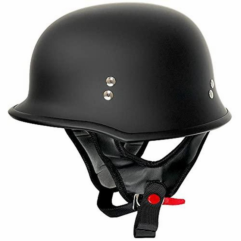 アウトローヘルメットT 99マットブラックドイツ式オートバイ用ハーフ