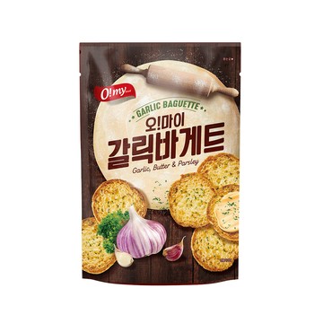 [家速配]歐邁福法式麵包餅乾香蒜奶油口味80g