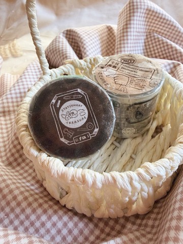 文具郵戳 / 4.0cm 割型亮pet