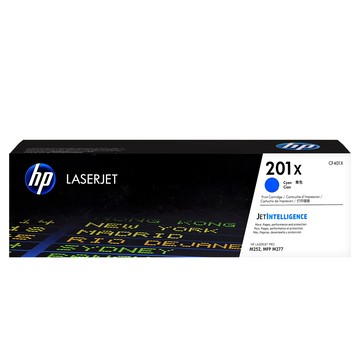 hp 惠普 201X 碳粉匣高印量  青色  1個