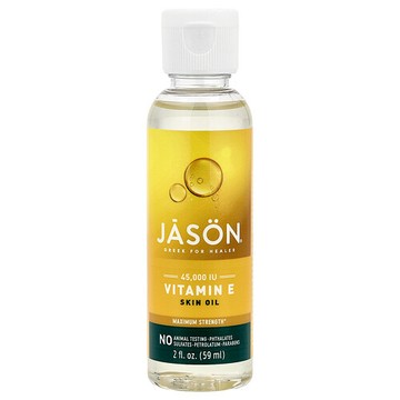Jason Natural, 純淨天然護膚油，特優效維生素 E，45000 國際單位，2 液量盎司（59 毫升）