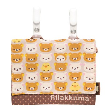 拉拉熊簡單生活系列可掛式收納包San-X