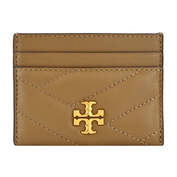 [平輸版] 【TORY BURCH】 KIRA CHEVRON 卡片夾(駝灰)真品平輸