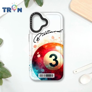 TRON IPHONE 16 玩撞球 防摔 MAGSAFE 磁吸 太空載具殼 透黑 手機殼