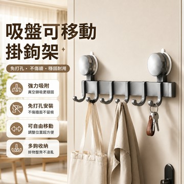 隔日到貨 吸盤掛鉤 免打孔掛鉤 強力掛勾 吸盤掛勾 廚房掛鉤架 無痕掛鉤 浴室掛鉤 免釘掛勾 門後掛勾 太空鋁掛鉤