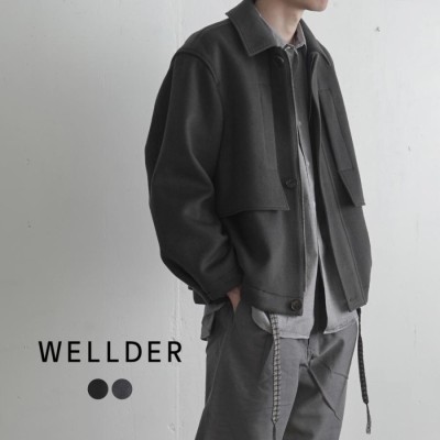 ウェルダー ジップアップ ブルゾン 4 グレー WELLDER ウール