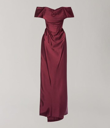 Vivienne Westwood Nova Cocotte Dress Crepe Back Satin 6 Women