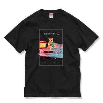Journey with you 隨你夜間兜風的貓咪 / Classic Cotton T-Shirt