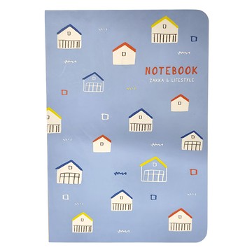 CCHING 青青文具 25K小宅生活雙面翻轉筆記 128張內頁  小宅生活  1本