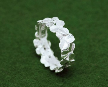 幸運草 銀飾 戒指