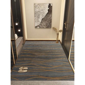 新款高級入戶門地墊家用進門可裁剪腳墊門口地毯玄關防滑大門門墊