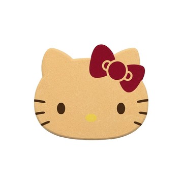*贈品請勿下單!! AIR SPACE烤焦HELLO KITTY品牌聯名珪藻土造型杯墊(市價NT$.490)