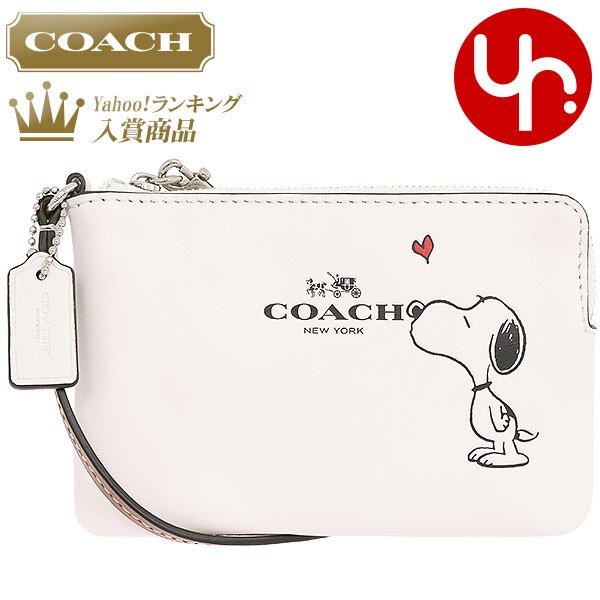 コーチ Coach 小物 ポーチ F チョーク コーチ ピーナッツ スヌーピー プリント レザー コーナー ジップ リストレット 限定品 アウトレット レディース 通販 Lineポイント最大0 5 Get Lineショッピング