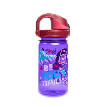nalgene 美國 otf 兒童水壺 0.375l紫色/紅蓋1263-0030/兒童水瓶/運動